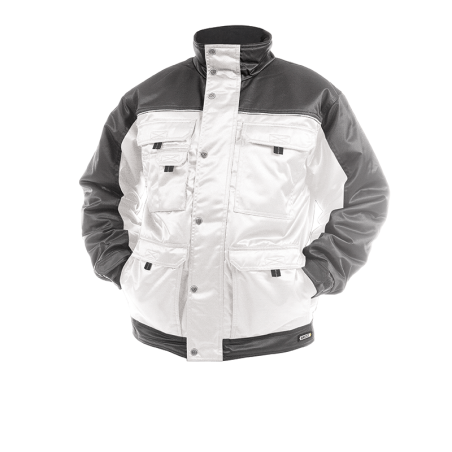 Casaco de Inverno Tignes Bicolor L +/- 240 g/m² Branco/Cinzento DASSY
