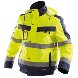 Casaco de Inverno Refletor Lima L +/- 200 g/m² Fluo Amarelo/Azul Marinho DASSY