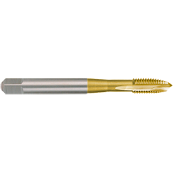 Macho De Máquina De Abrir Roscas M DIN 371 HSS-TiN, Rectificado RUKO (M4, L2 12,0mm)