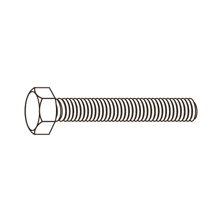 Tornillo Hexagonal Tornillo Total - Metrica Fina DIN 961 M16X30 8.8 sin Acabado CHEMITOOL FASTENERS
