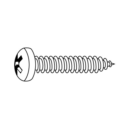 Tornillo Autoroscante de Cabeza Cil. Abombada con Hueco Cruciforme DIN 7981C 4,2x38 A2 Inox Passivado CHEMITOOL