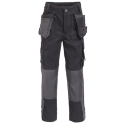 Calças de Trabalho Seattle Bicolor Criança 110 +/- 245 g/m² Preto/Cinzento DASSY