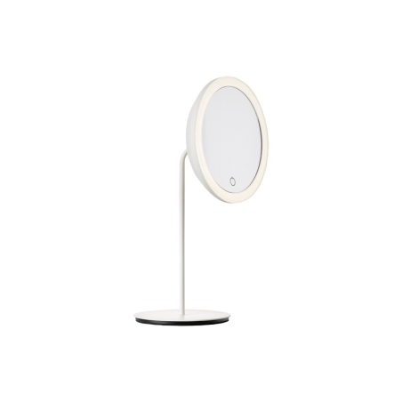 Espelho de Mesa com Aumento 5x Branco