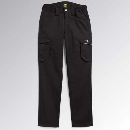 DIADORA XS Multi-Pocket Staff Cargo Trousers Black
