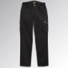 DIADORA XS Multi-Pocket Staff Cargo Trousers Black