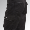 DIADORA XS Multi-Pocket Staff Cargo Trousers Black