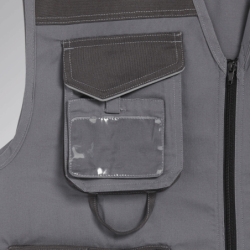 Colete Multibolsos Mover Cinza 3XL Diadora