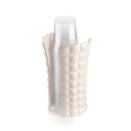 Dispensador de Copos Branco Leite - Tiffany