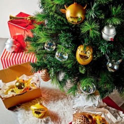 Bola de Navidad Dorado – Bue