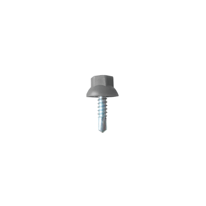 Tornillo autoperforante Nylon con cabeza gris 5,5X22 R9006 DIN 7504K CHEMITOOL FASTENERS Tornillo autoperforante Nylon con cabeza gris 5,5X22 R9006 DIN 7504K CHEMITOOL FASTENERS