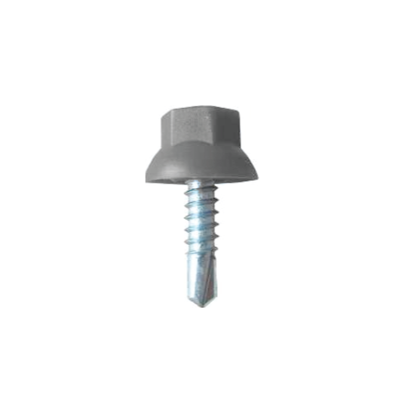 Tornillo autoperforante Nylon con cabeza gris 5,5X22 R9006 DIN 7504K CHEMITOOL FASTENERS