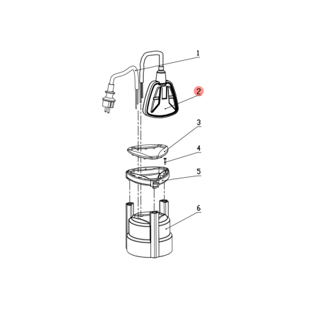 CHEMITOOL AGRO Float Switch Clean Water Pump 400w