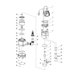 CHEMITOOL AGRO Float Switch Clean Water Pump 400w