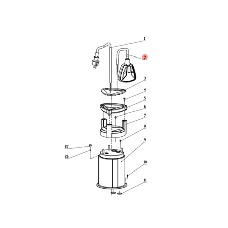 Interruptor Boia Bomba Águas Sujas 1100W CHEMITOOL AGRO