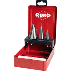 Jogo De Brocas Para Chapa HSSE-Co5 RUKO (Brocas Nº 1, 2 E 3 E 1 Lata De Pastade Corte De 30G- Caixa Industrial)