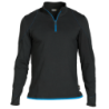 Camiseta con Mangas Largas Sonic M +/- 220 g/m² Negro/Azul Celeste DASSY