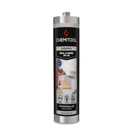CHEMITOOL Black Polyurethane Adhesive Chemipol