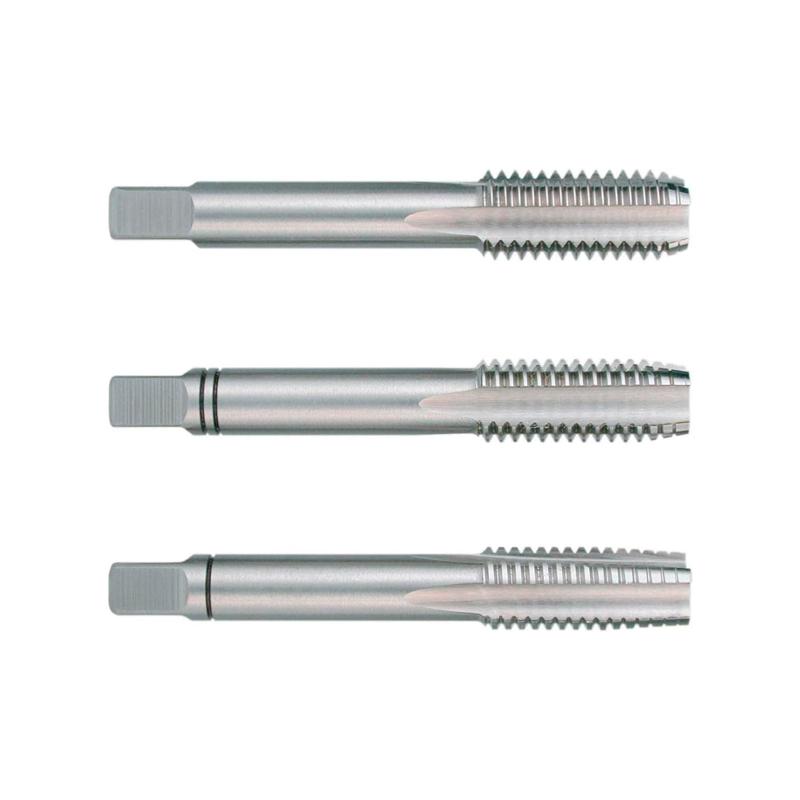 RUKO HSS Hand Tap Set, DIN 352, Ground, Bright Finish, M 18 x 2,50 mm