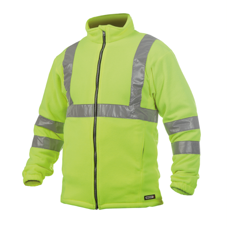 DASSY Kaluga High Visibility Fleece Jacket XL +/- 280 g/m² Fluo Yellow