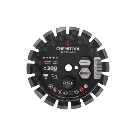 Disco Diamantado Asfalto Blacklabel Ø500 BLACKLABEL CHEMITOOL CUTTING
