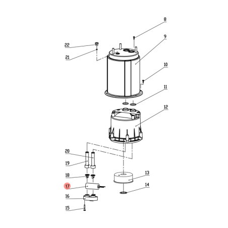 CHEMITOOL AGRO Condenser Dirty Water Pump 550w