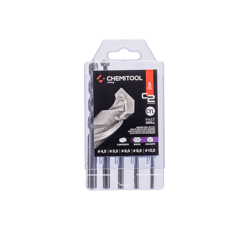 Juego de brocas C2 Power 5p. CHEMITOOL Juego de brocas C2 Power 5p. CHEMITOOL