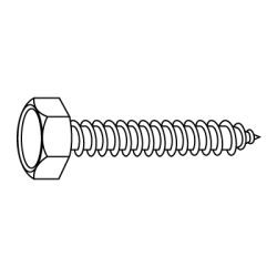 Tornillo Autoroscante con Cabeza Hexagonal DIN 7976C 6,3x32 A2 Inox Passivado CHEMITOOL