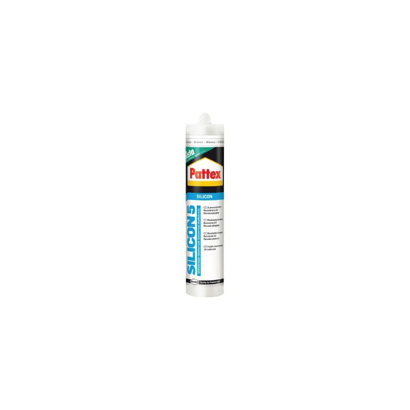 PATTEX Acetic Silicone 5 White 280ml PATTEX Acetic Silicone 5 White 280ml