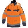 Parka Impermeable Reflectante Atlantis M +/- 200 g/m² Naranja Fluo/Azul Marino DASSY