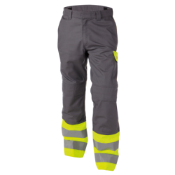 Calças de Trabalho Multinorma Refletoras Lenox n.º 54 +/- 290 g/m² Cinzento/Amarelo Fluo DASSY