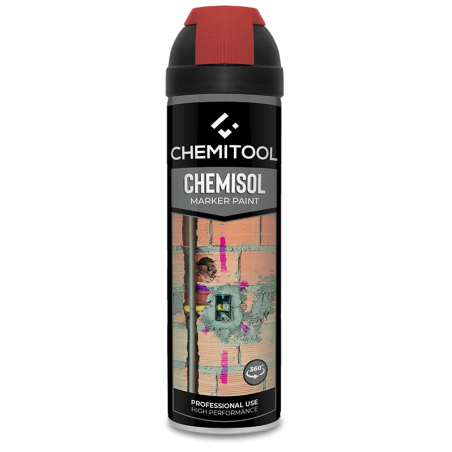 Marcador de trabajo 360° Rojo Pastel 500ML CHEMISOL MARKER