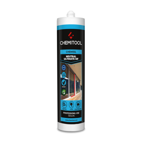 Silicone Neutro Ultimate MFCHEMISIL Castanho RAL8014 300ml CHEMITOOL CHEMICALS